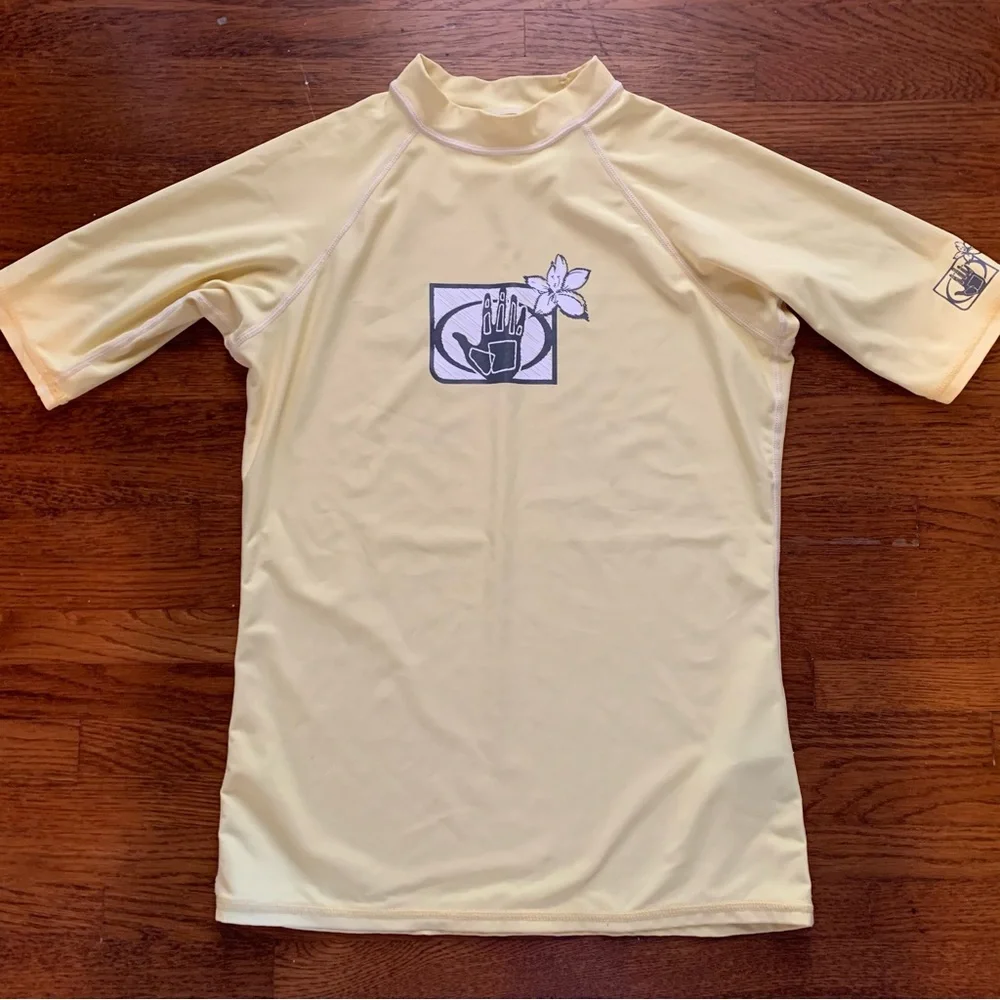 Kid’s Body Glove Yellow Rashguard * XL